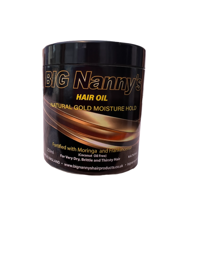 Natural Gold Moisture Hold - Fortified with Moringa and Frankincense (Coconut Oil Free)