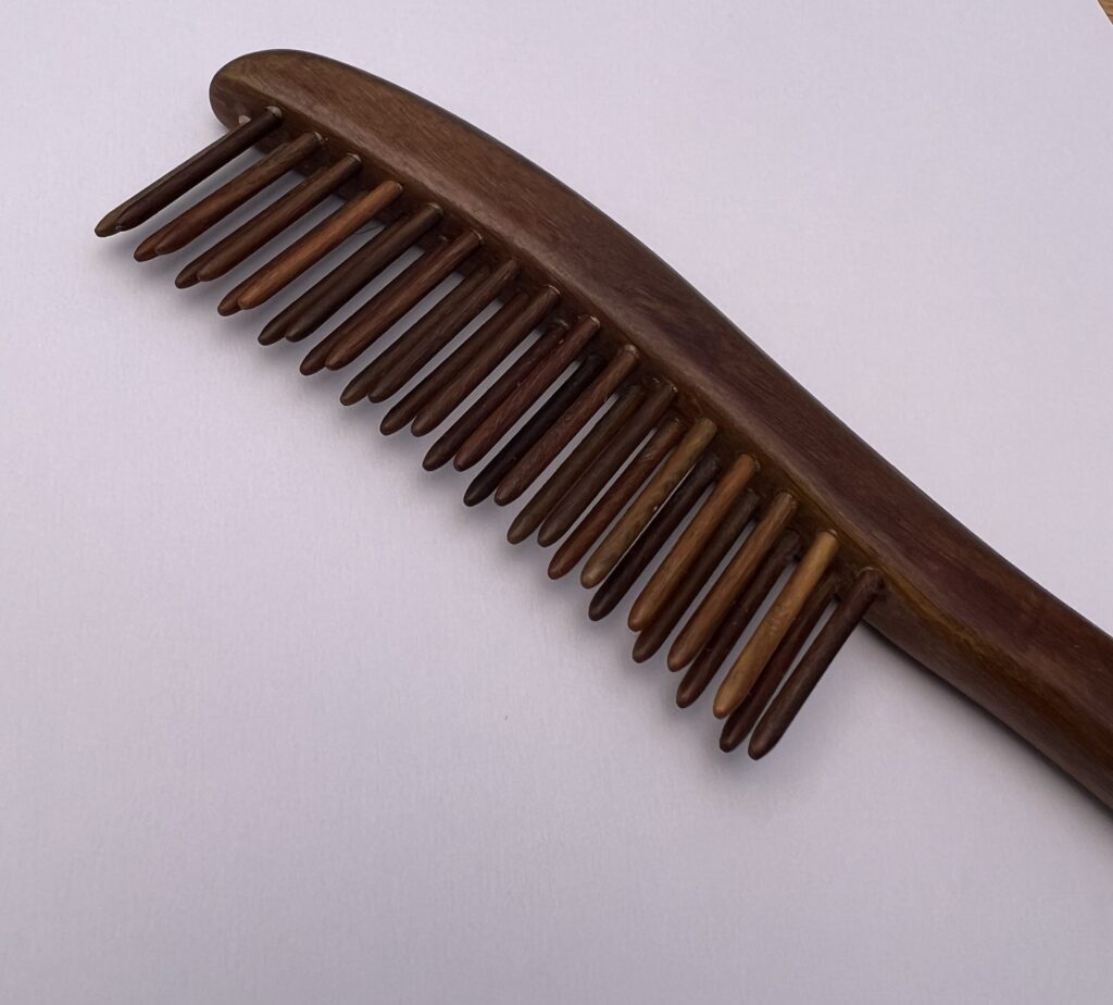 Talawa Mrk II Double Row Sandalwood Comb - Image 4